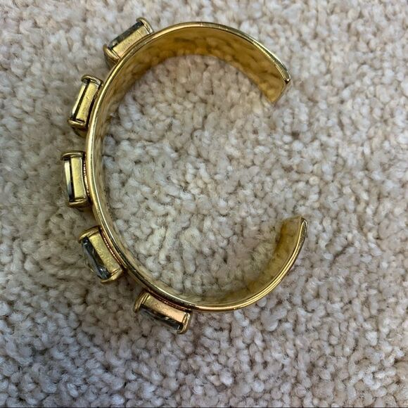 Nwt J.Crew gold bangle bracelet costume jewellery - Picture 4 of 8